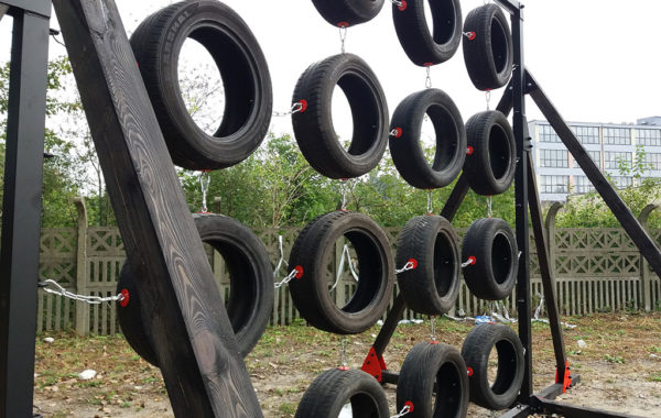 WAll OF TIRE